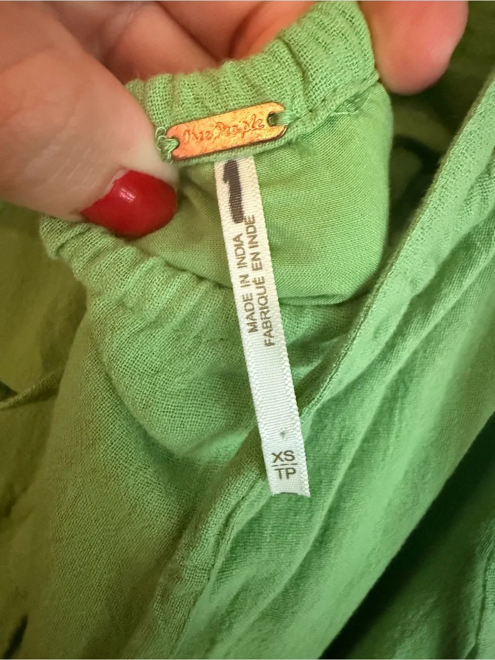 Free People Neon Lime Tiered Maxi Dress